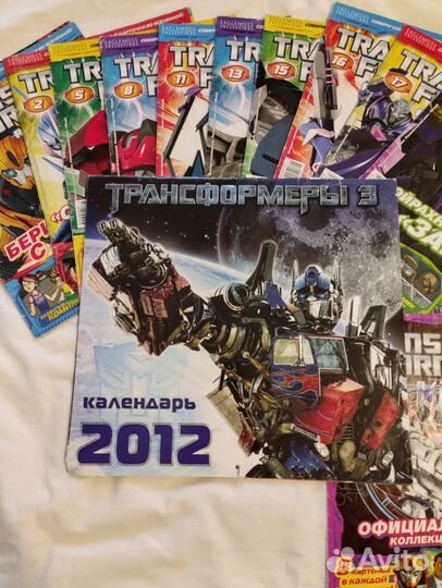 Трансформеры: журналы, карточки постер, календарь