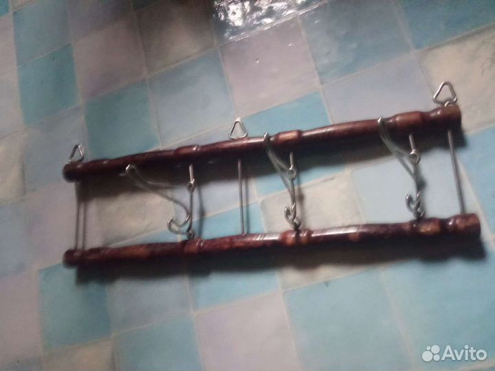 Вешалка металл дерево