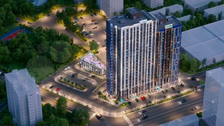 2-к. квартира, 60,2 м², 9/20 эт.