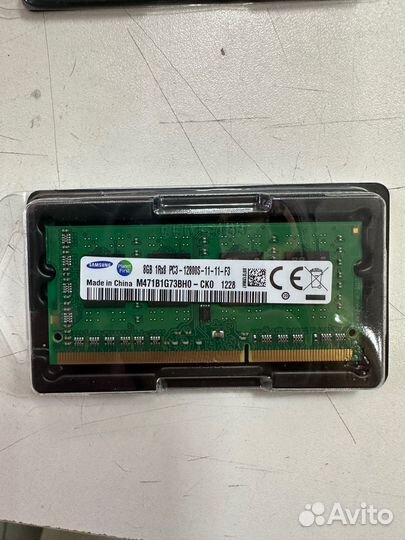 Новая память sodimm DDR3 8 GB 1600 mhz samsung