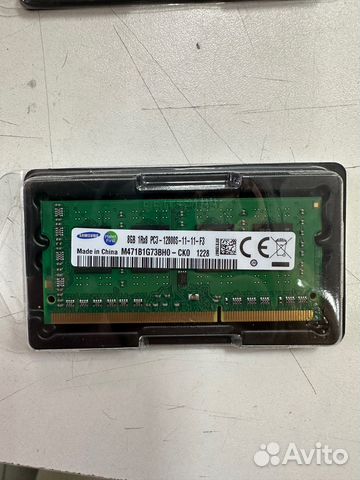 Новая память sodimm DDR3 8 GB 1600 mhz samsung