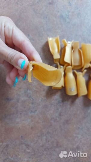 Зажимы для снятия гель-лака с ногтей 10 шт