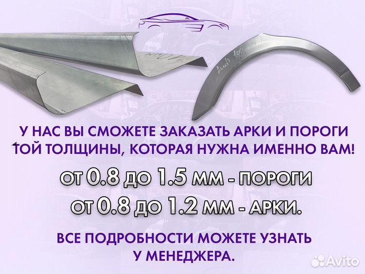 Ремонтные арки на Honda Accord 7