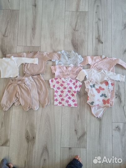 Пакет вещей на девочку 56-68