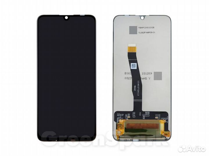Дисплей для Huawei P SMART 2019 +тач черный 100%