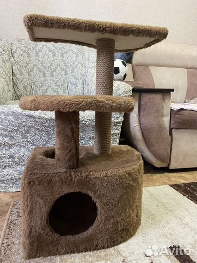 Домик для кошки с когтеточкой