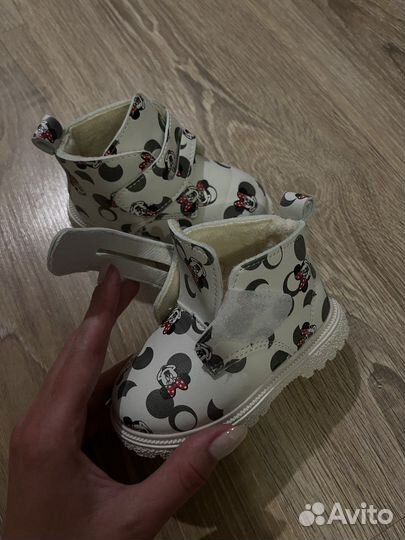 Демисезонные ботинки на девочку 12,5см по стельке