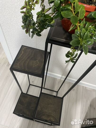 Полка для цветов Лофт стиль