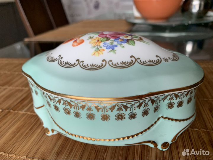 Шкатулка фарфор германия