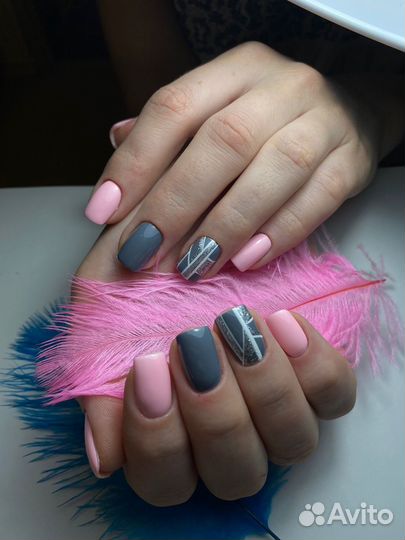 Наращивание ногтей,гель-лак,шиллак,аппарат маникюр