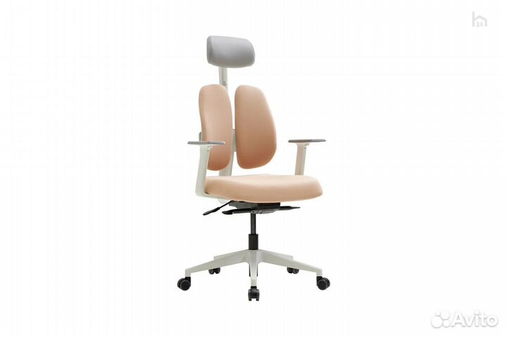 Кресло компьютерное ортопедическое D2500G-dasw Bei