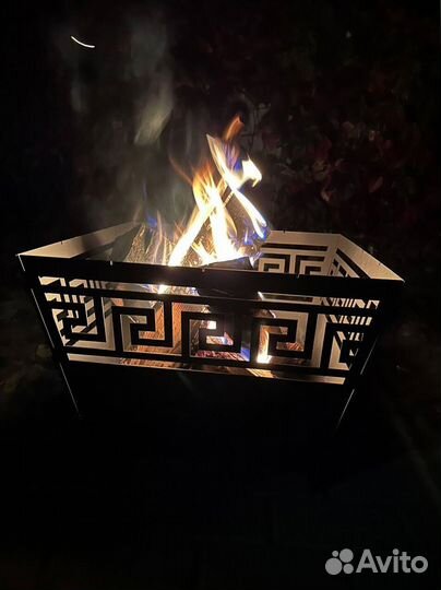 Костровая чаша квадратная с доставкой по РФ