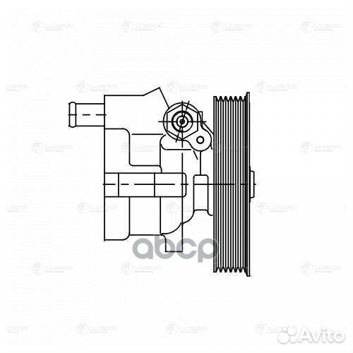 Насос гур для а/м Renault Logan (08) /Duster (1