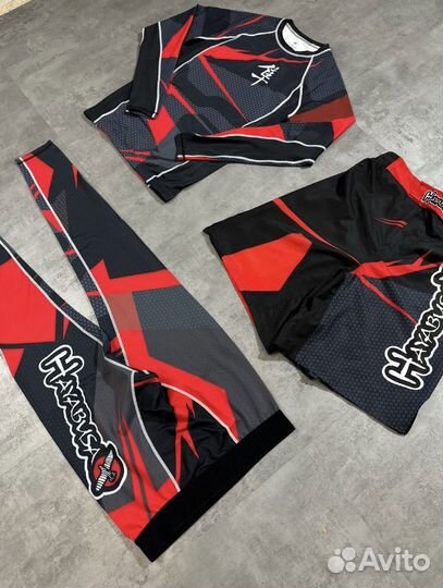 Комплект 3 в 1 (Рашгард + Шорты + Тайтсы )