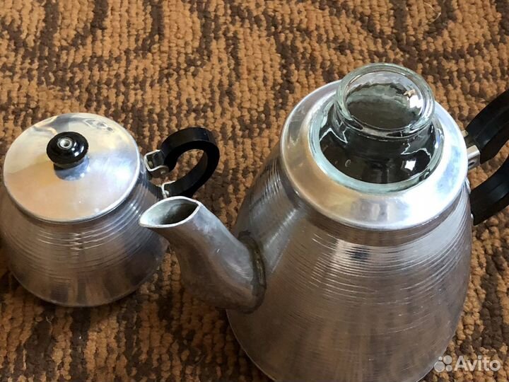 Алюминиевый заварочный чайник/кофейник СССР