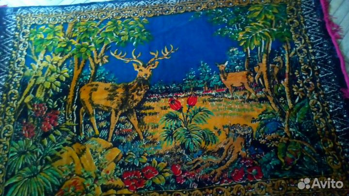 Гобелен 200см - 133см СССР олени
