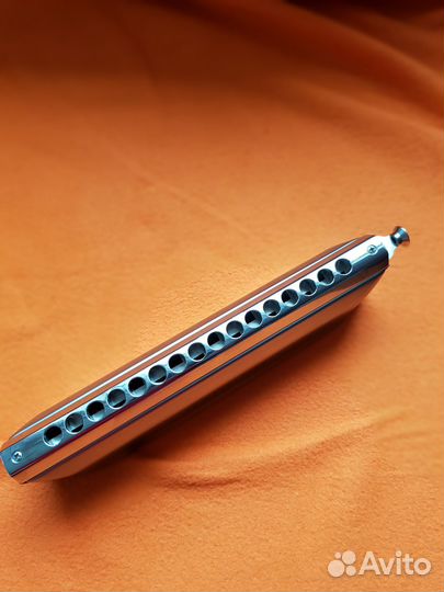 Хроматическая губная гармошка hohner, 4 октавы