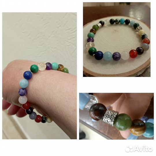 Браслет-оберег «Базелур» из 25 натуральных камней