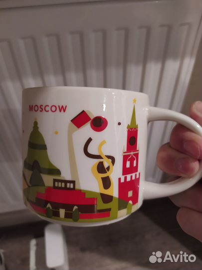 Кружка starbucks Москва Moscow новая 414мл