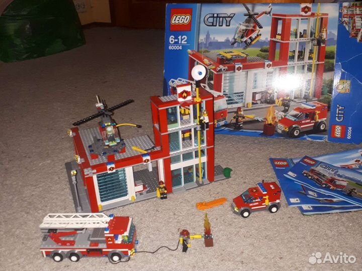 Lego пожарная станция