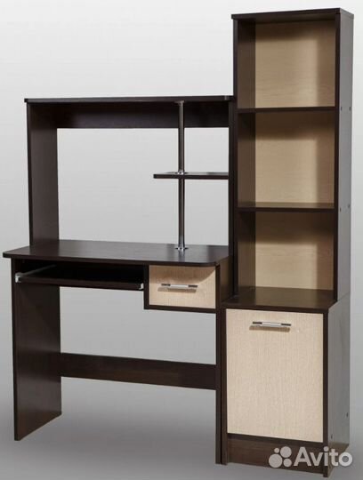 Стол компьютерный с пеналом венге