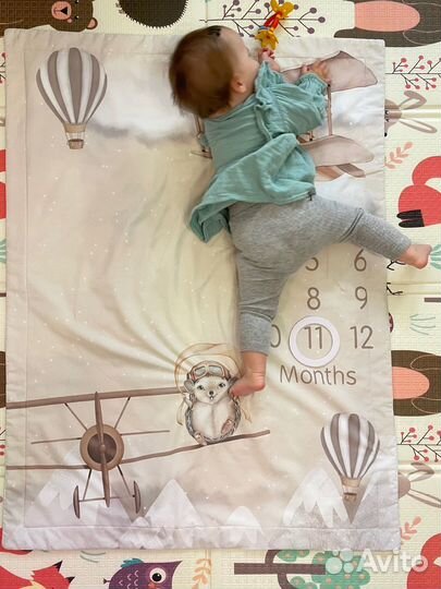 Плед для фото по месяцам 