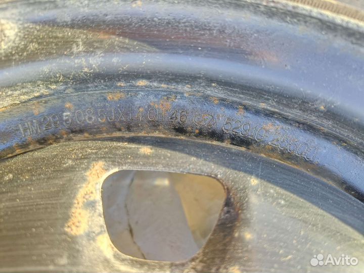 Диск r 14 штампованный