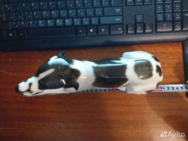 Фарфоровая статуэтка лфз Собака пойнтер