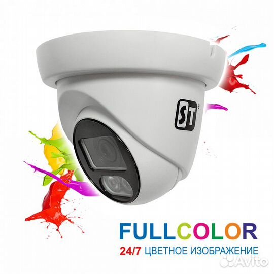 AHD видеокамера ST-S2113 Light Full Color 2.1мп