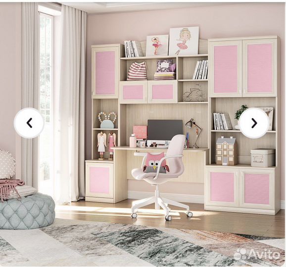 Детская стенка со столом lazurit