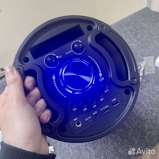 Блютуз колонка с караоке