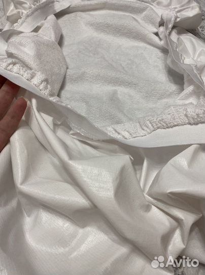 Детский наматрасник на круглый или овальный матрас