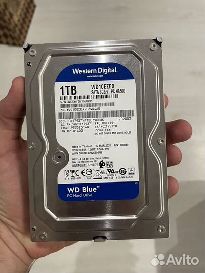 Hdd 1tb WD blue