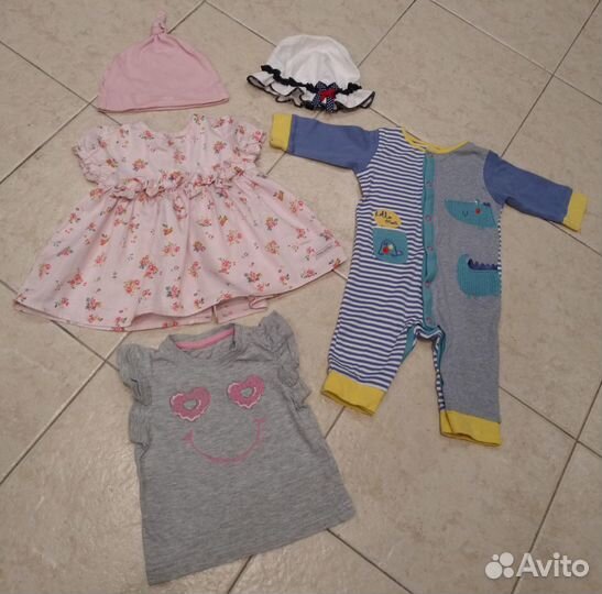 Одежда пакетом для девочки 62-74