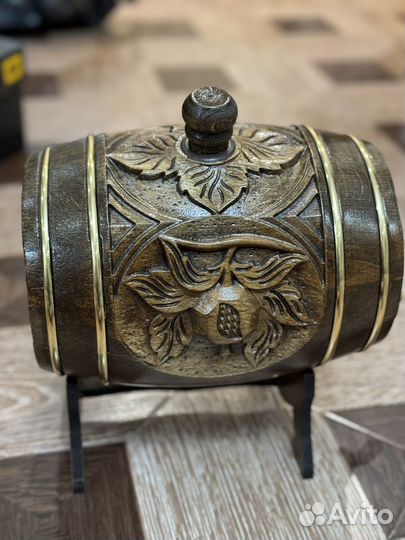 Бочка дубовая для коньяка, вина, самогона 3 л