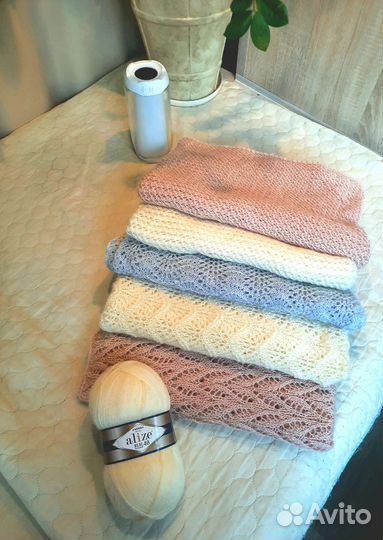 Палантины ручной вязки премиум класса