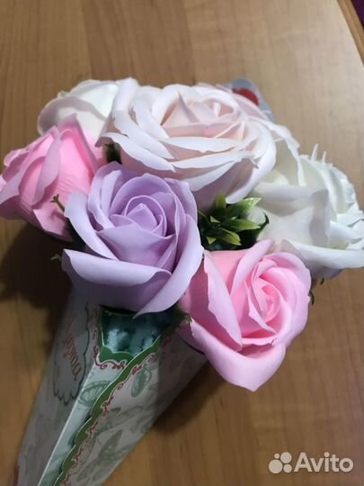 Букет цветов из мыла