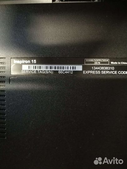 Корпус ноутбука dell inspiron 15