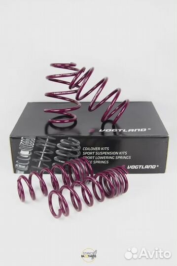 Пружины Vogtland с занижением Opel Corsa D