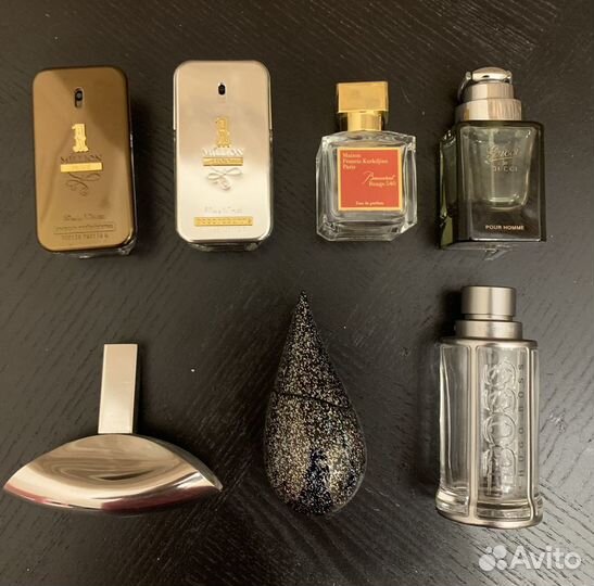 Флаконы от оригинального парфюма