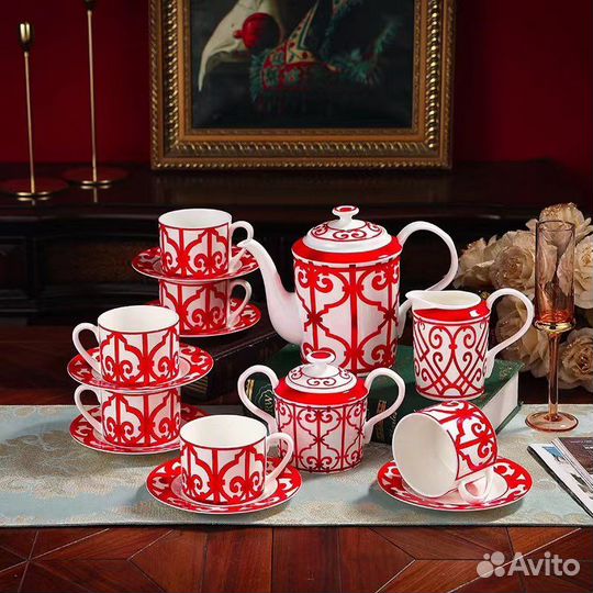 Чайно столовый сервиз Hermes