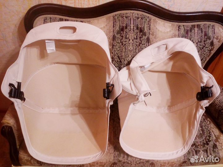 Капюшоны Bugaboo Donkey молочные Off White