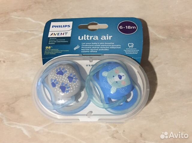 Пустышка avent 6 18