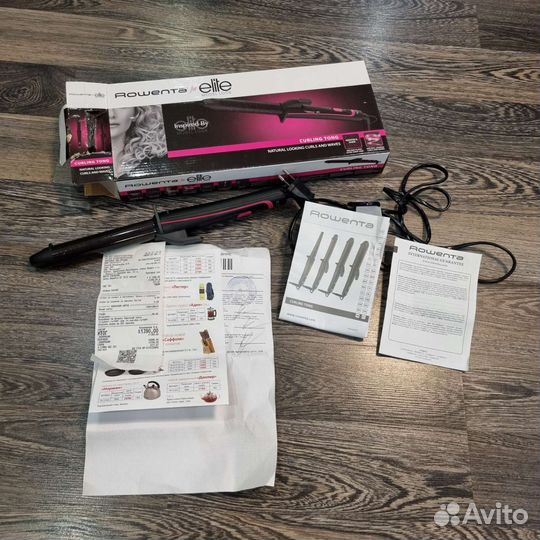Щипцы для завивки rowenta for elite