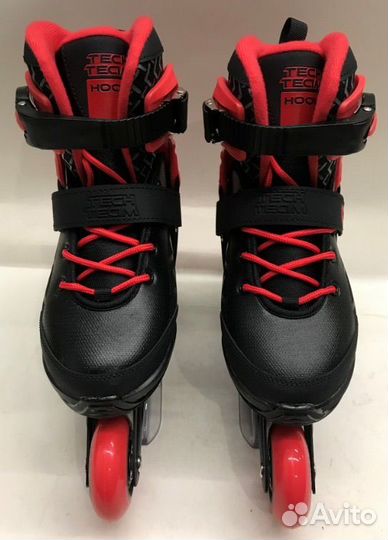 Ролики tech team Hook красный Sta638