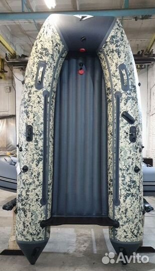 Лодка надувная (цвет пиксель) orca 340 нд