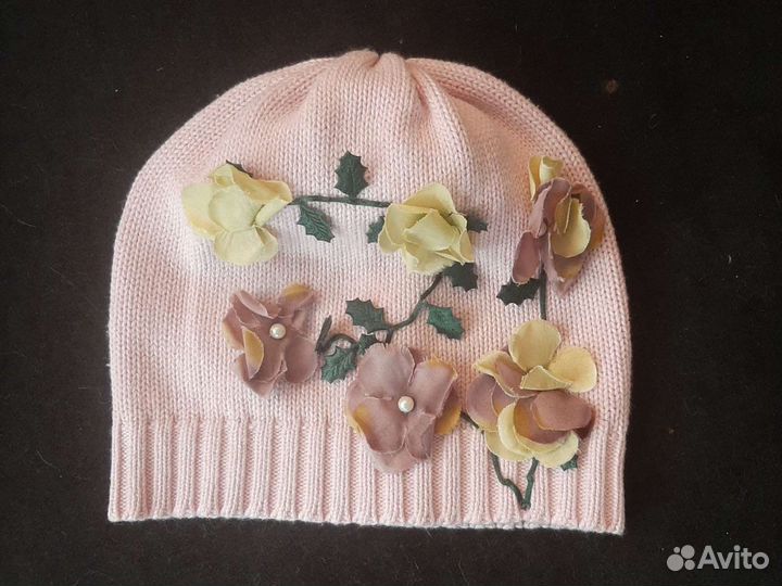 Шапочки для девочки весна, лето, осень