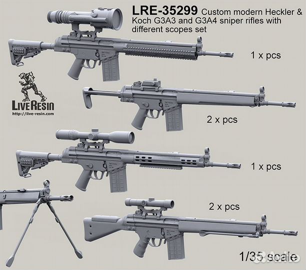 Дополнение к моделям Live Resin LRE35299 1/35