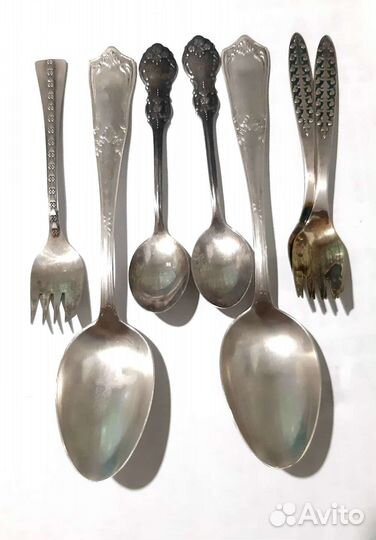 Серебрение ложки и вилки СССР