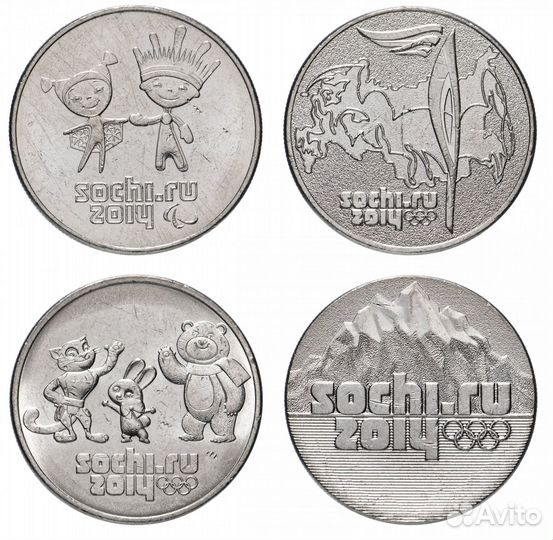 Олимпийские монеты Сочи